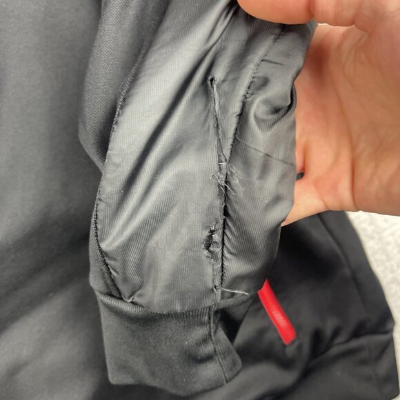 Adidas Ac Milan Full Zip Hoodie Sweatershirt Jersey Soccer Mens XL *Defect, Read - Picture 8 of 16